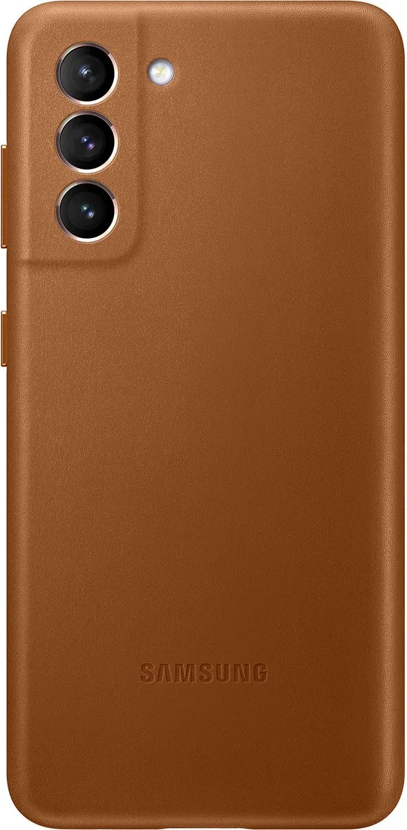 Samsung Leather Hoesje S21 EF-VG991LAEGWW - Bruin