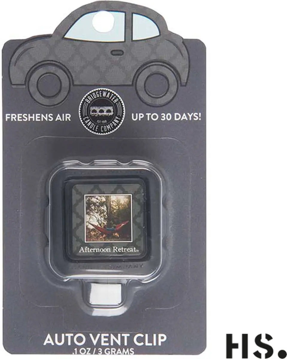 Bridgewater Autoparfum Auto Vent Clip Afternoon Retreat