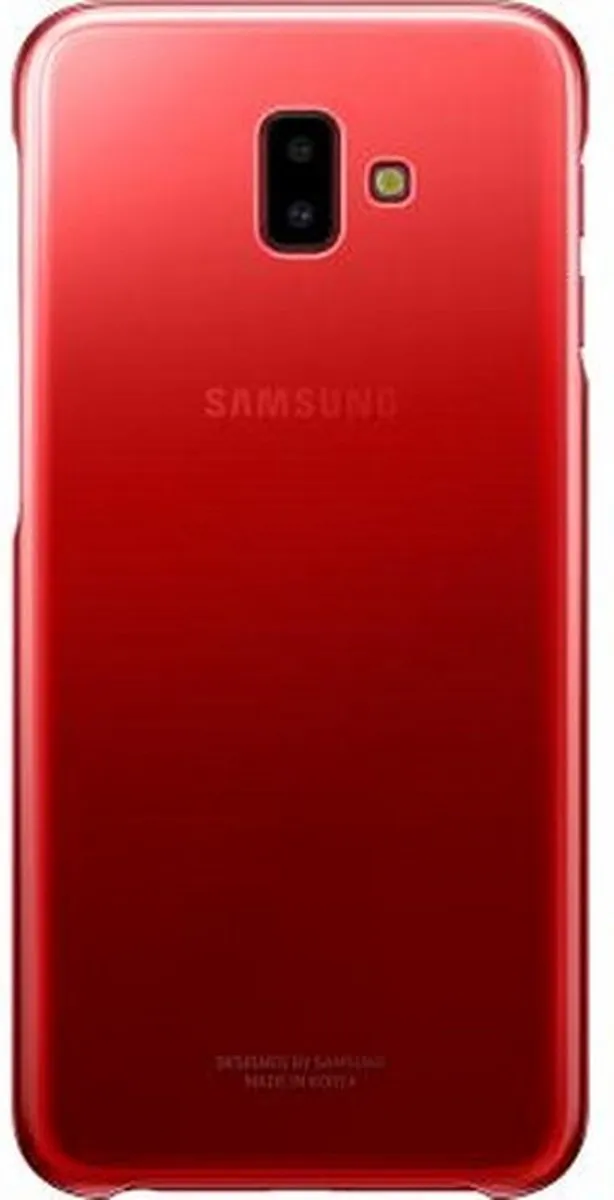 Samsung Galaxy J6+ EF-AJ610CR Gradation Cover - Rood