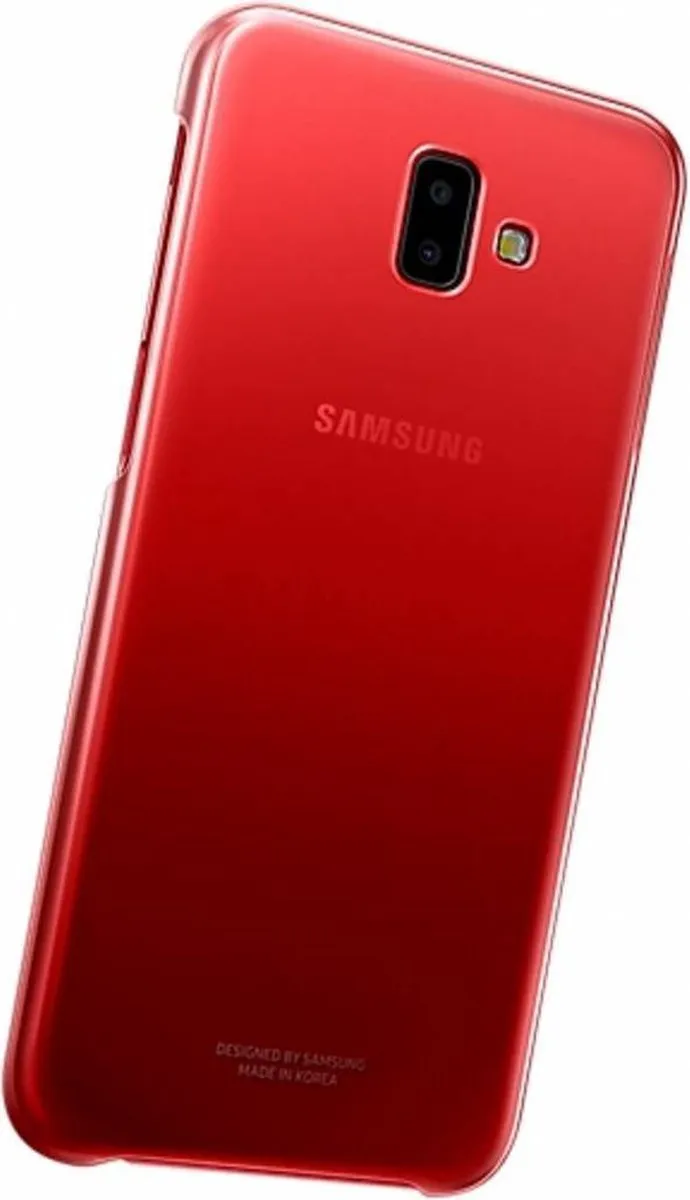 Samsung Galaxy J6+ EF-AJ610CR Gradation Cover - Rood - afbeelding 6 van 6