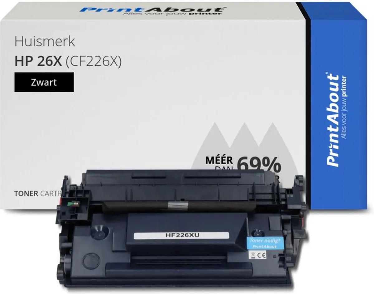 PrintAbout CF226X-PA Toner Zwart - 9.500 pagina's