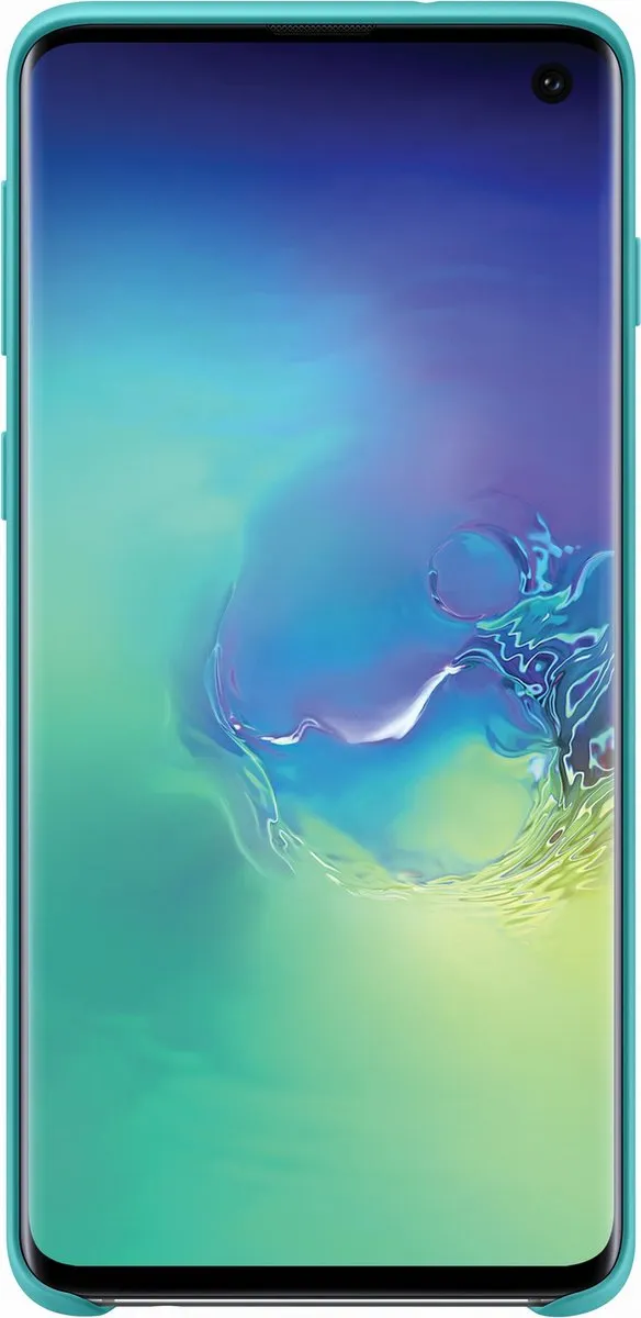 Samsung Silicone Cover Galaxy S10 - Groen