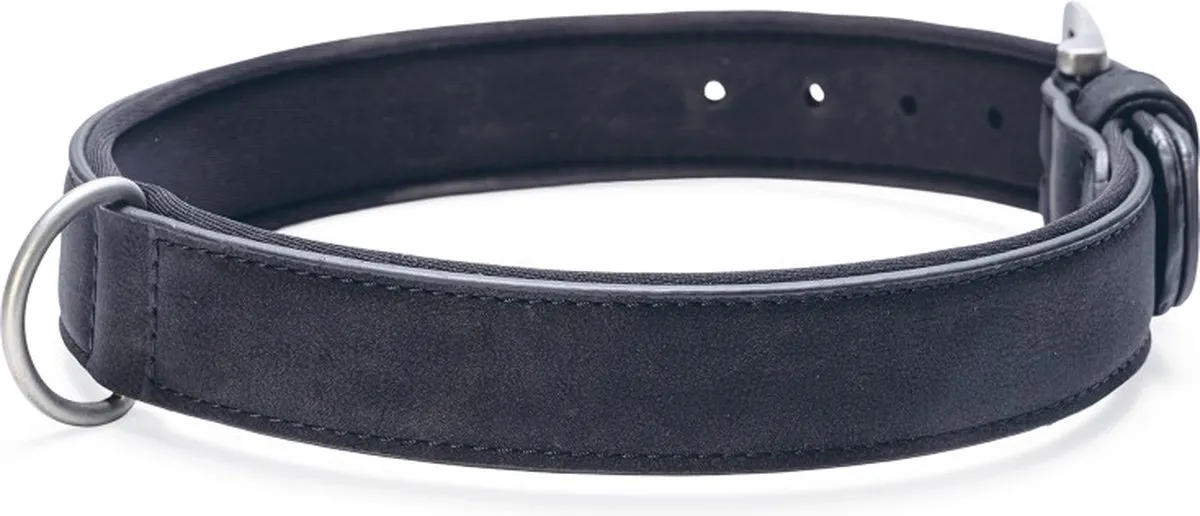 Beeztees Balacron Ax Halsband Hond - Zwart - 47-57 cm x 30mm