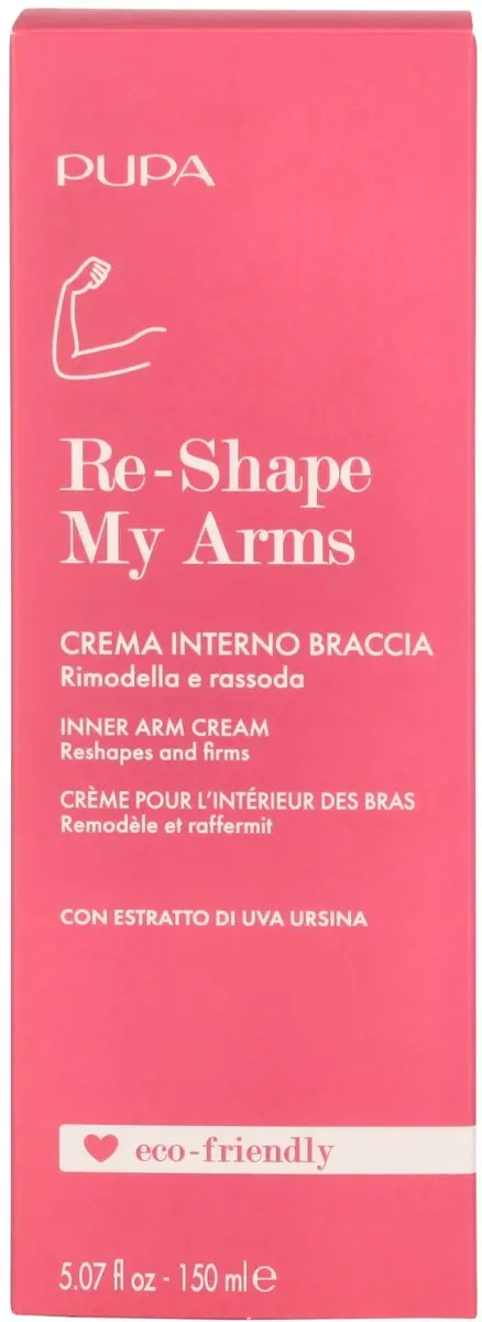 Pupa Milano Re-Shape My Arms Inner Arm Cream 250ml - afbeelding 3 van 6