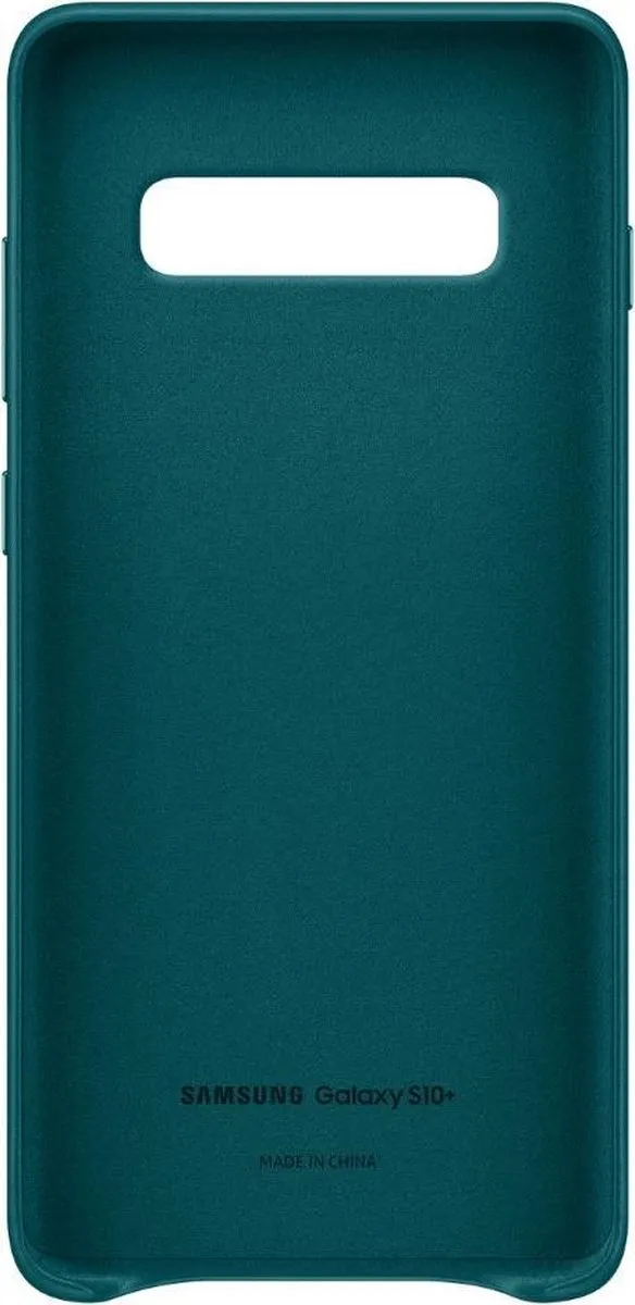 Samsung Lederen Cover Galaxy S10+ - Groen - 8801643644468 - afbeelding 6 van 6