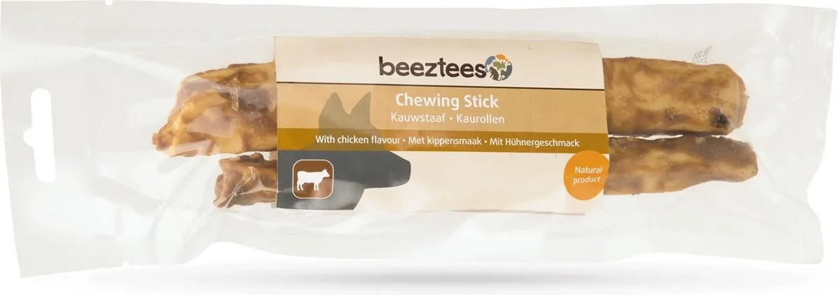 Beeztees Kauwstaaf Kip - 2 Stuks