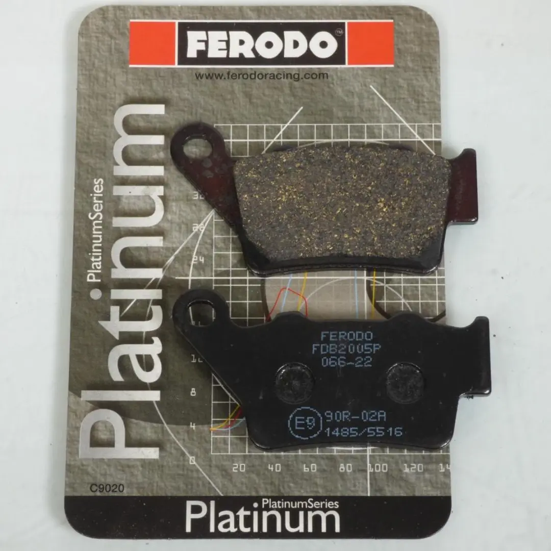 ferodo remblokje voor aprilia 660 pegaso motorfiets 2005 tot 2009 vd0/vda/vdb/vd