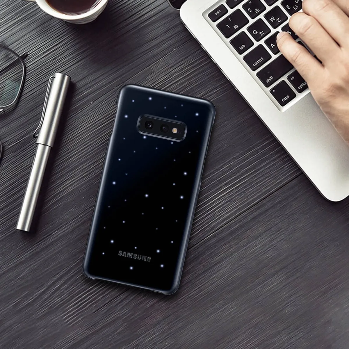 Samsung Galaxy S10e LED Cover - Zwart