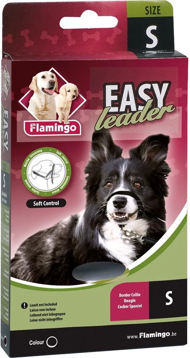 Flamingo Easy Leader Halsband - Zwart
