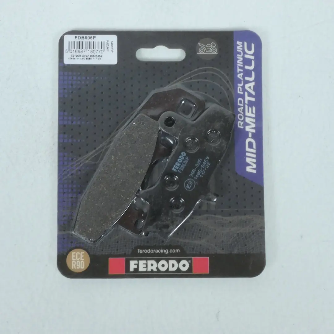 Plaquette de frein Ferodo pour Moto Suzuki 650 DR RE 1994 à 1996 AV Neuf