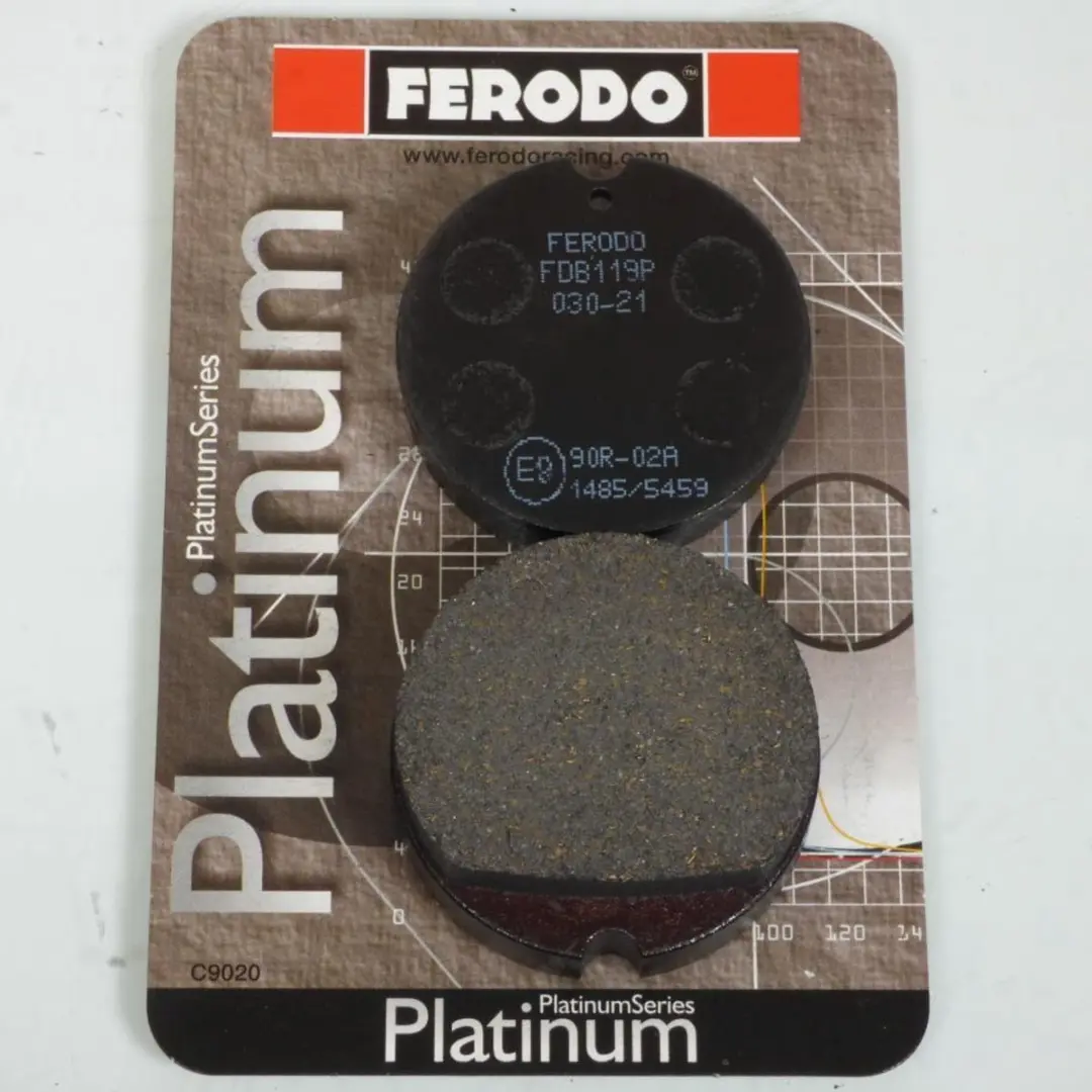 Plaquette de frein Ferodo pour moto Honda 250 Cb G 1974 à 1976 AV / FDB119P Neu