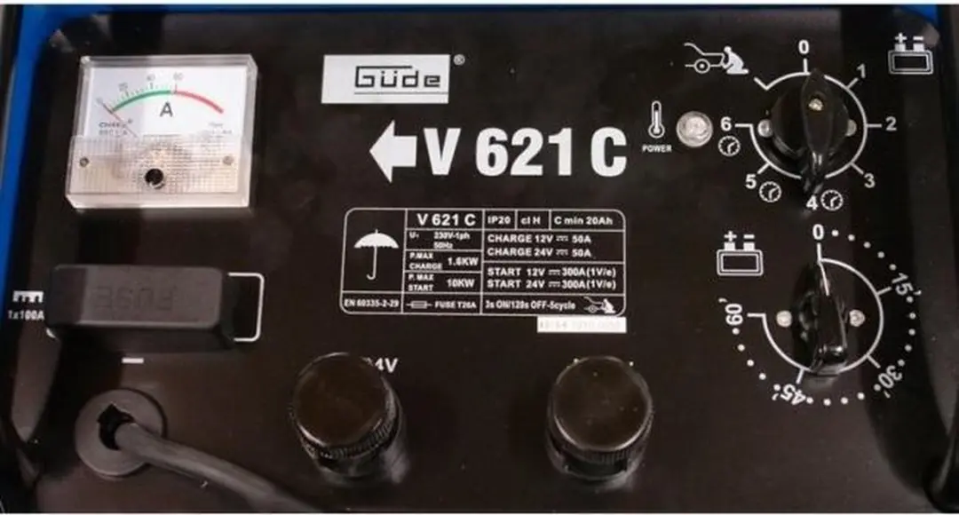 Güde Acculader V621C Snelstarter 70A - afbeelding 3 van 6