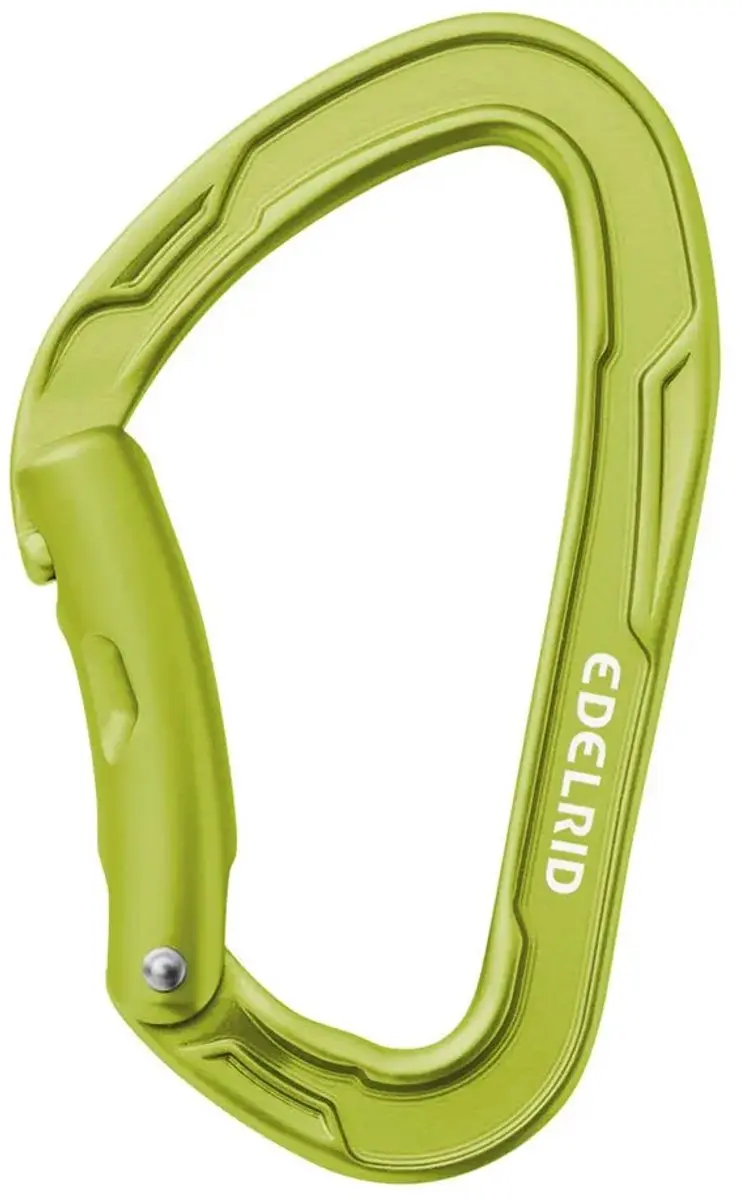 Edelrid Mission Bent Karabijnhaak Groen