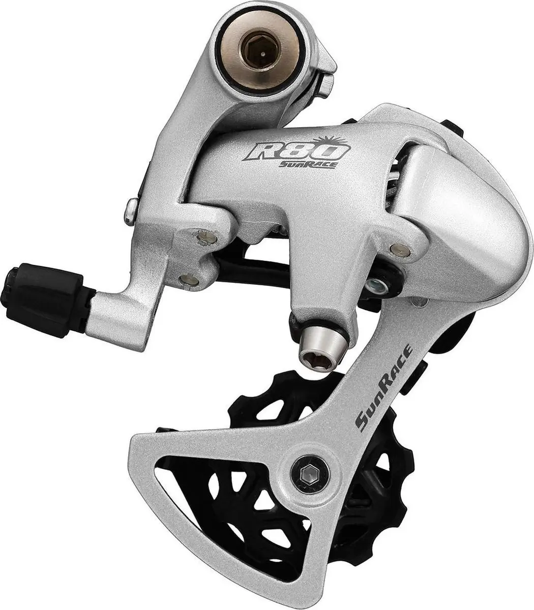 Achterderailleur Sunrace RDR81 8V korte kooi
