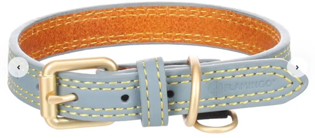 Flamingo Virginia Halsband Lichtblauw L 43-53cm