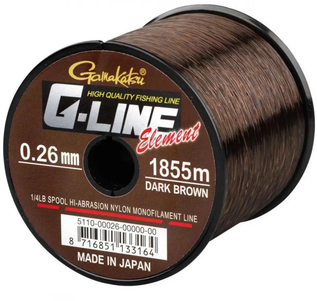 Gamakatsu G-line Element Monofilament 2270 M Bruin 0.240 mm
