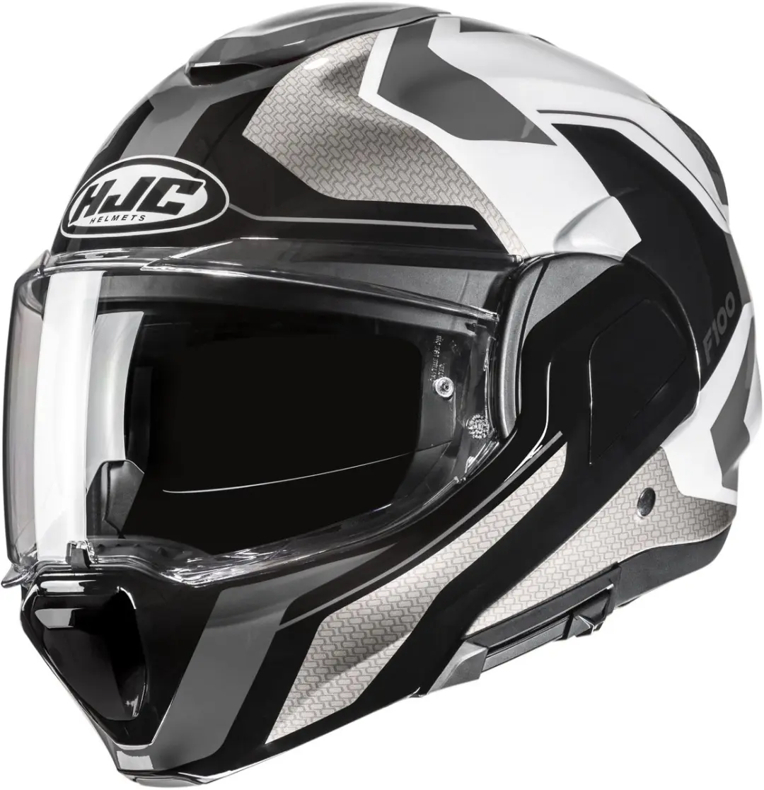 HJC F100 Systeemhelm GrijsMat Roze - afbeelding 3 van 6