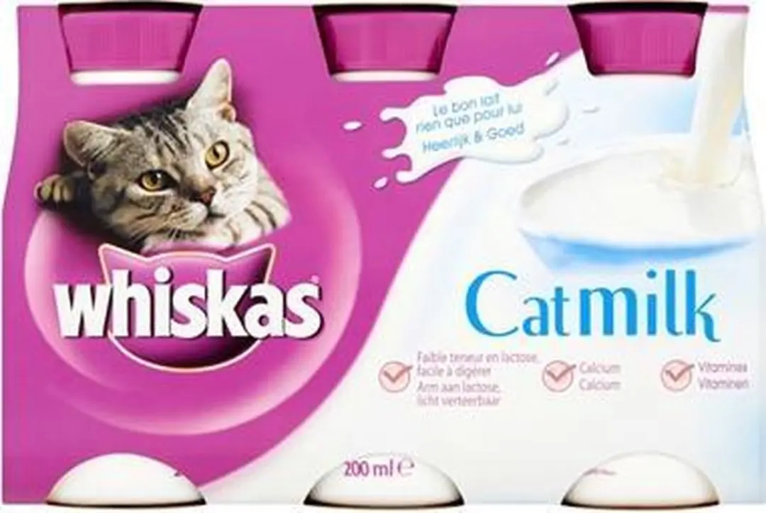 Whiskas Catmilk Flesje 200ml - 5 Stuks