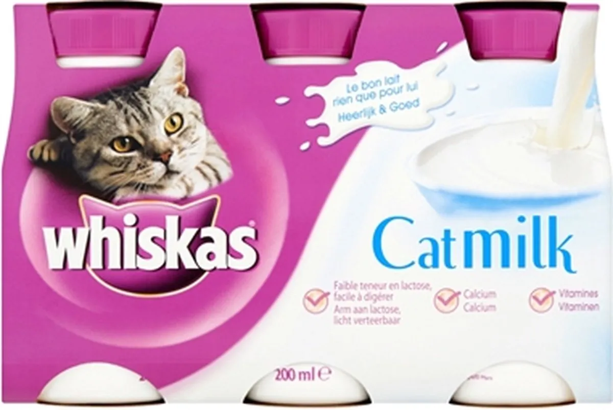 Whiskas Catmilk Flesje 200ml
