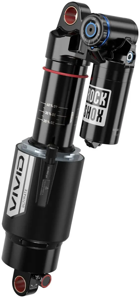 Rockshox Vivid Ultimate Dh Rc2 Reb55/comp34 Standard/standard Schokdemper Zilver