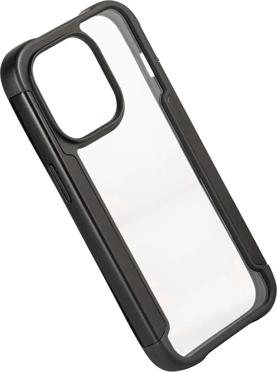 Hama Metallic Frame Cover iPhone 14 Pro - Zwart - 00215524