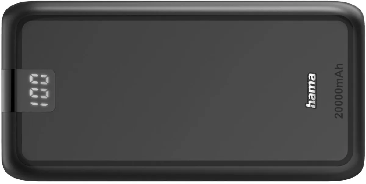 Hama Powerbank Performance 00201710 - 20000mAh - 15W - Antraciet