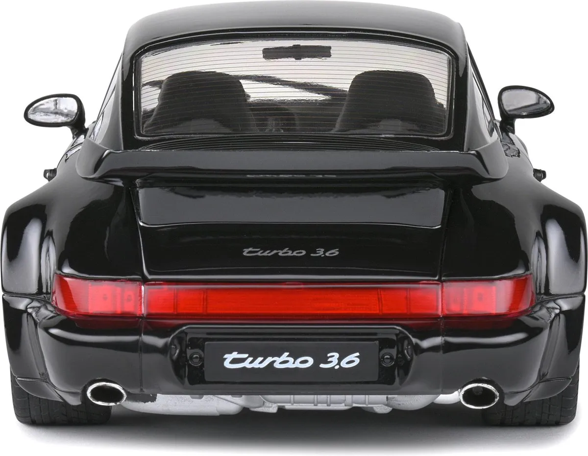 Porsche 911 (964) Turbo Solido 1:18 Schaalmodel - Zwart
