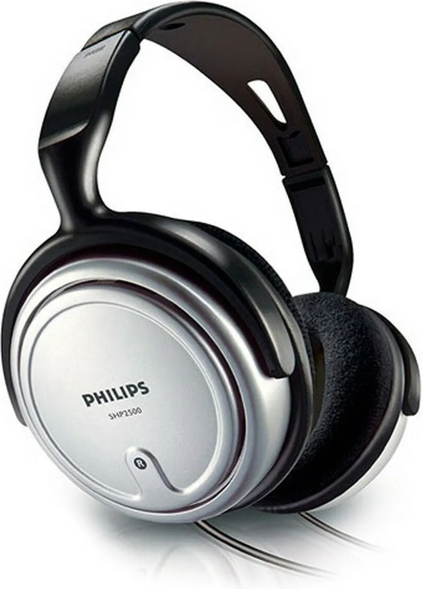 Philips SHP2500 Over-Ear Koptelefoon - Zilver/Zwart