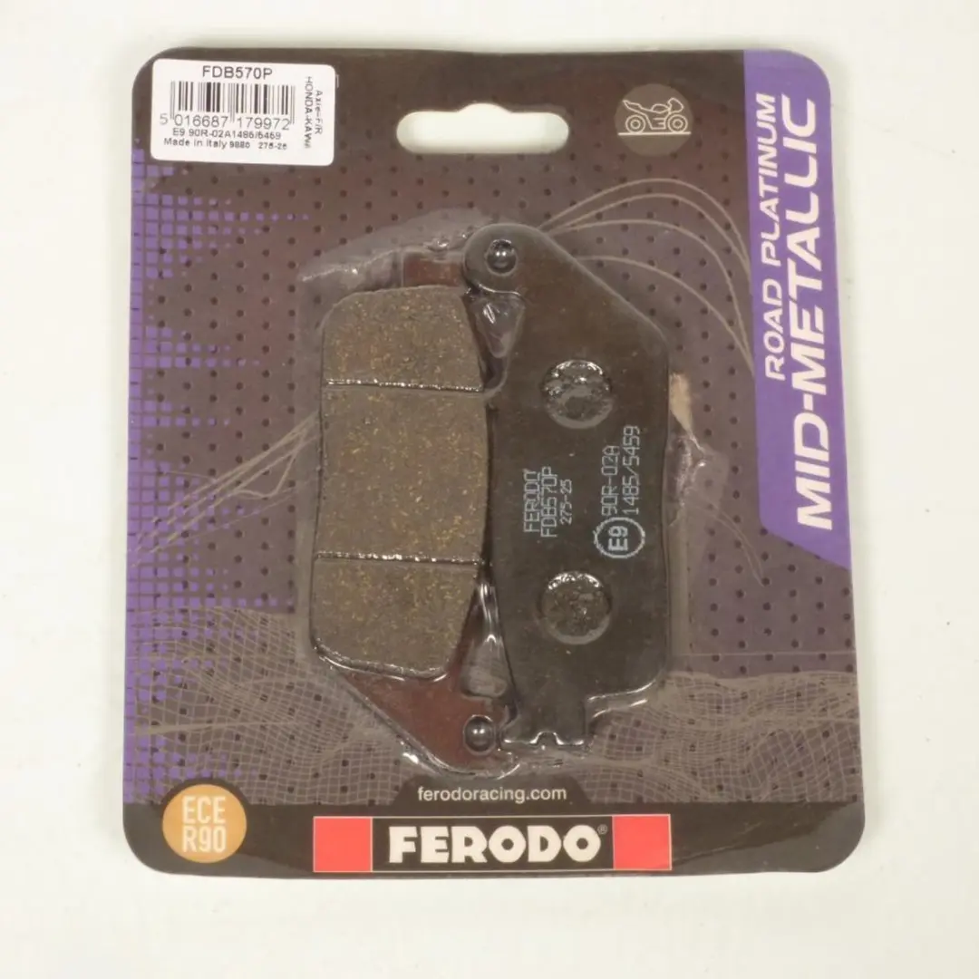 ferodo remblokje voor motor honda 750 vfr f 1988 tot 1997 avg / avd nieuw
