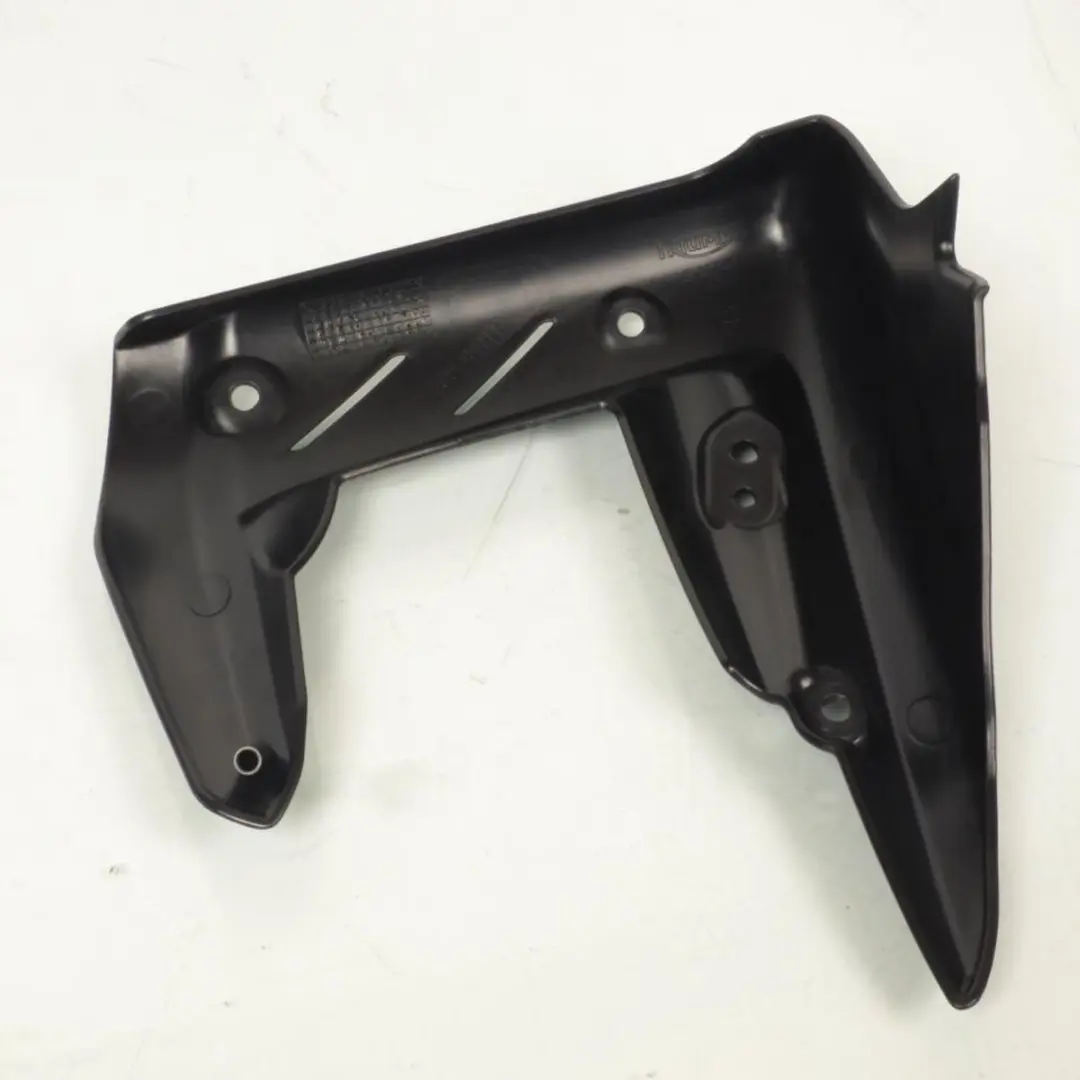 Écope droite noir pour moto Triumph 675 Street triple 2011 à 2012 T2100564 Neu