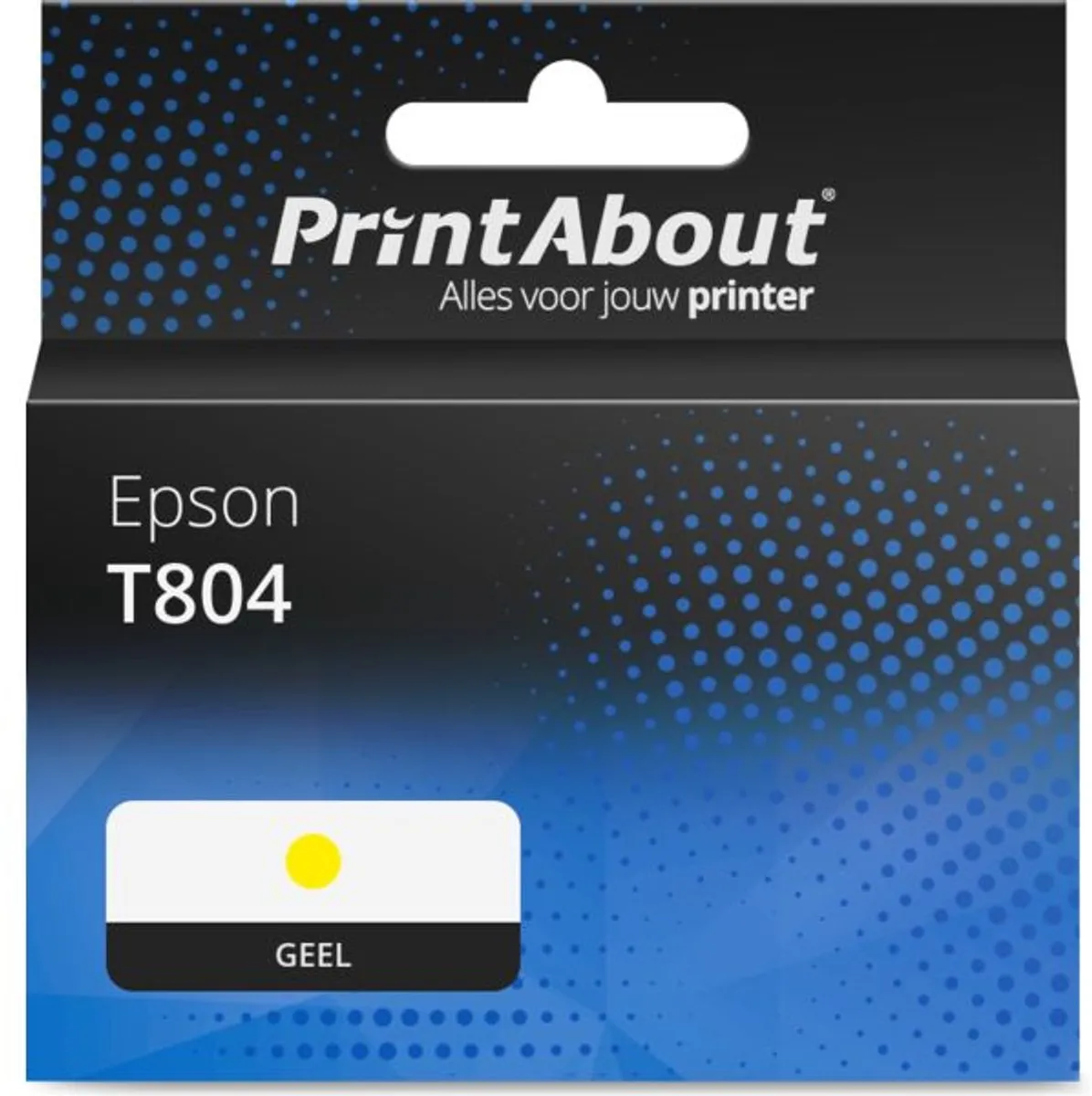 PrintAbout T804 Geel Inktcartridge