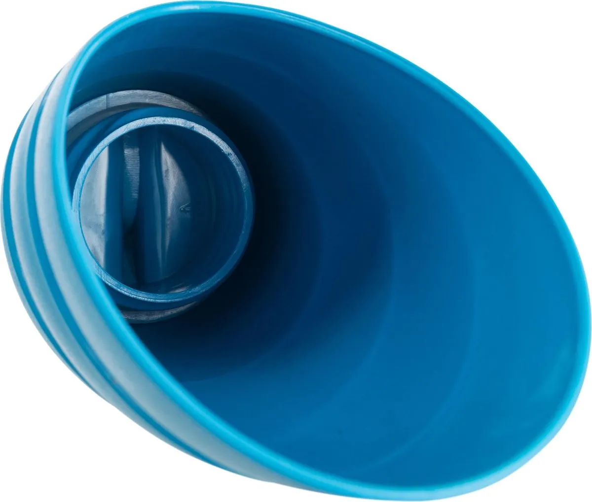 Trixie RVS Drinkfles met Bakje 750ml - Blauw/Zwart - afbeelding 4 van 6