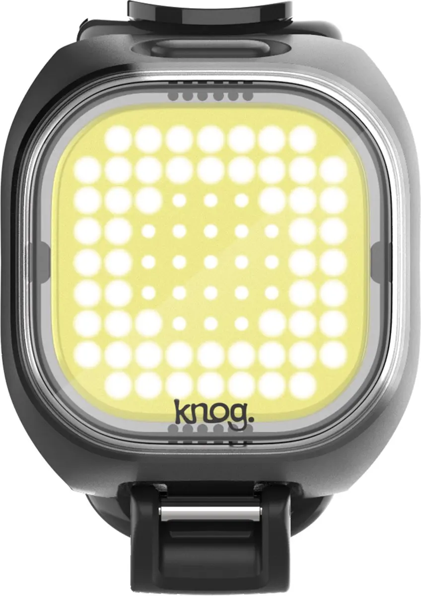 Knog Blinder Mini Square voorfietslamp - Zwart - afbeelding 6 van 6