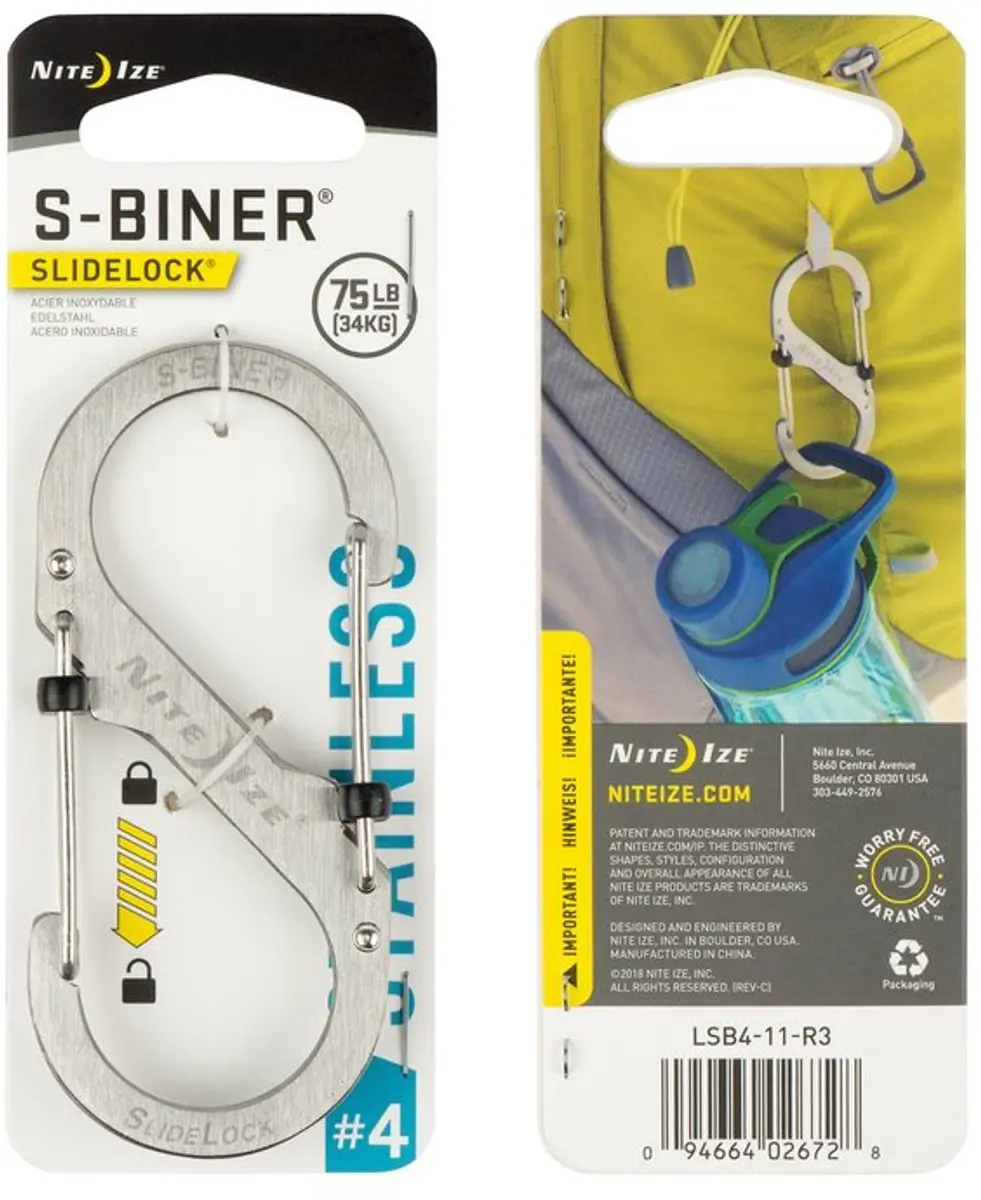 Nite Ize #4 Slidelock S-Biner