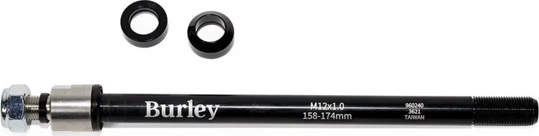 Burley Steekas Zwart 12 x 1.0 158-174 mm Jongen