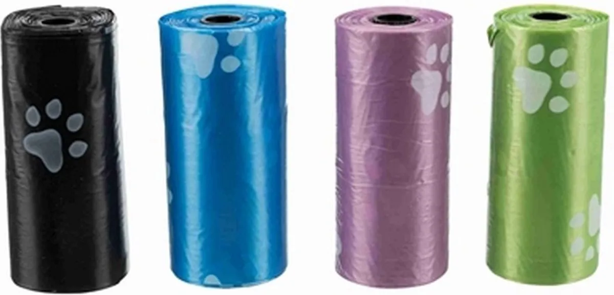 Trixie Poepzakjes Medium - 160 Stuks (8x20) - Multicolor