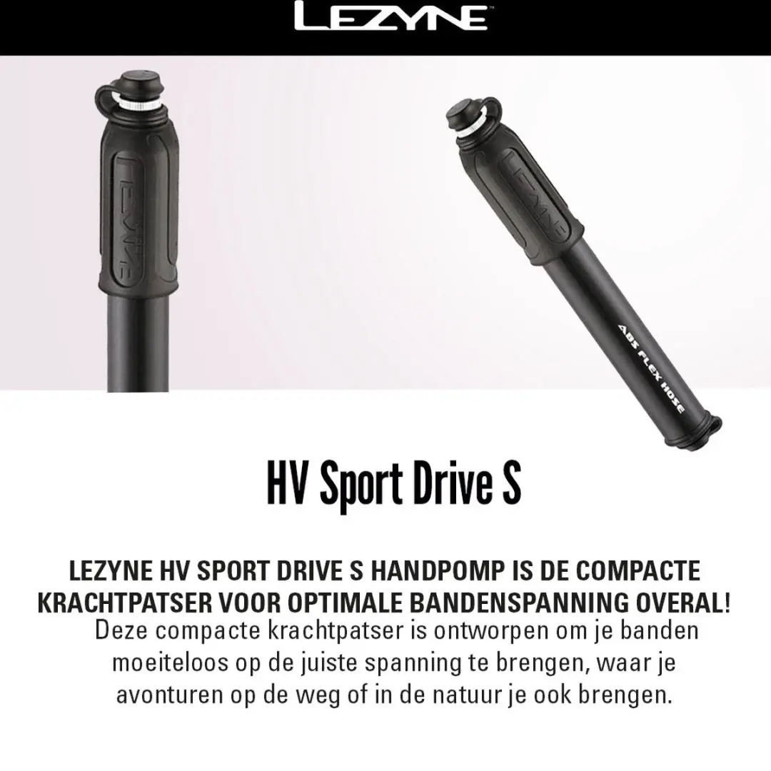 Lezyne HV Sport Drive S Fietspomp - afbeelding 2 van 6