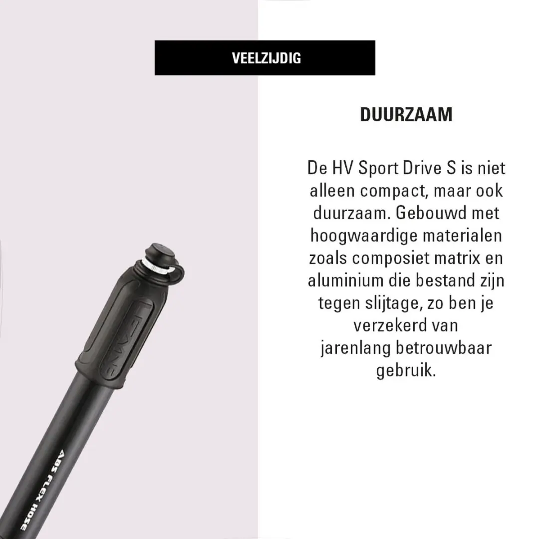 Lezyne HV Sport Drive S Fietspomp - afbeelding 6 van 6