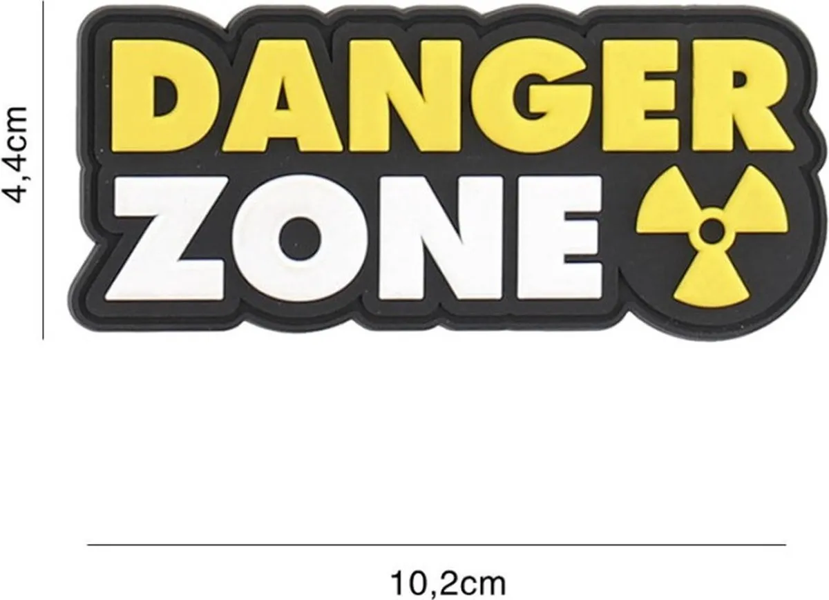 101 inc Embleem 3D PVC Danger Zone