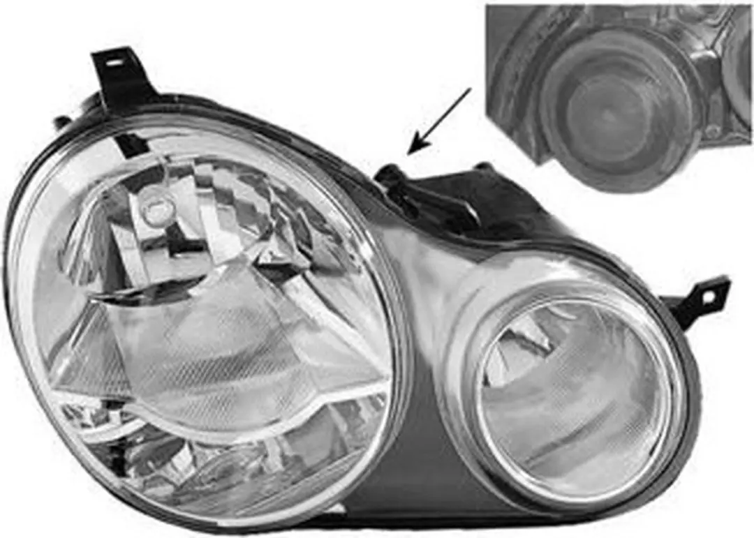 Projecteur principal (phare) VAN WEZEL 5827962 d'origine