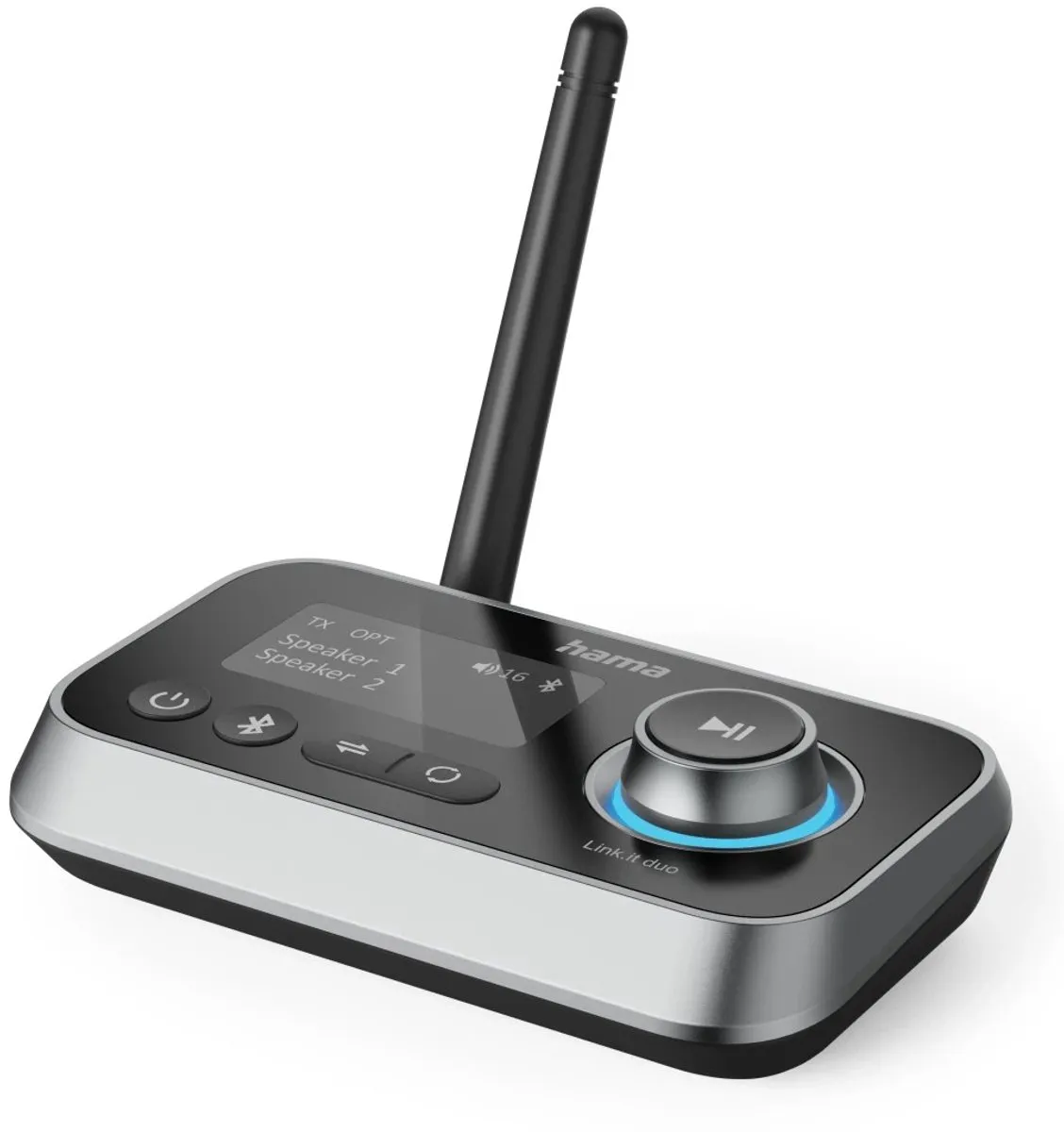 Hama Link.it Duo Bluetooth Adapter 00205322 - Zwart