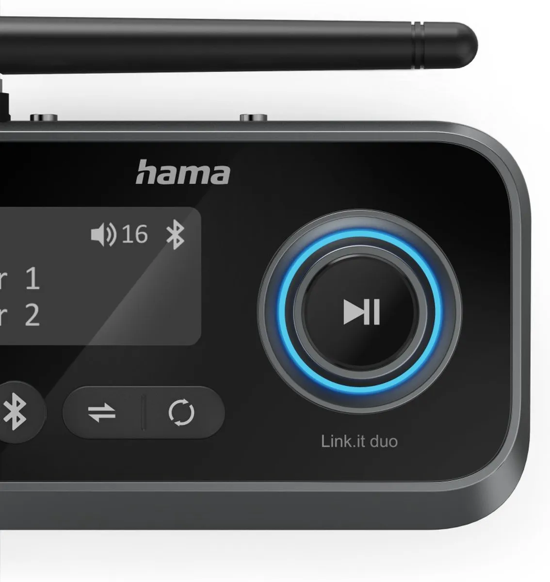 Hama Link.it Duo Bluetooth Adapter 00205322 - Zwart - afbeelding 6 van 6