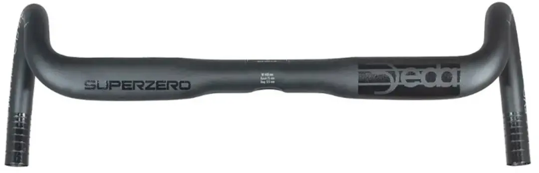 Deda SuperZero Gravel aluminium stuur 40cm - Zwart - afbeelding 4 van 5