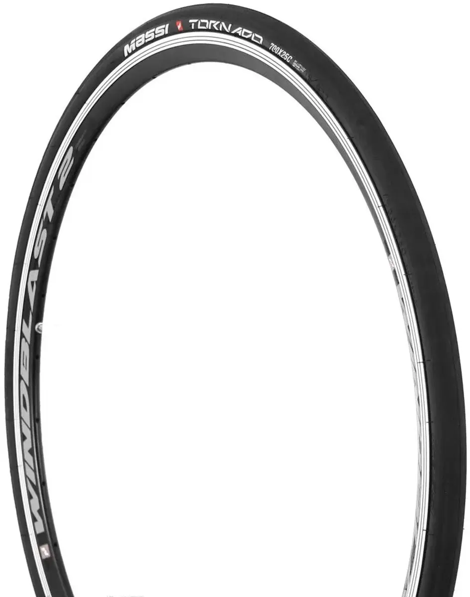 Massi Tornado Elite 700c Racefietsband 28mm - Zwart - afbeelding 3 van 3