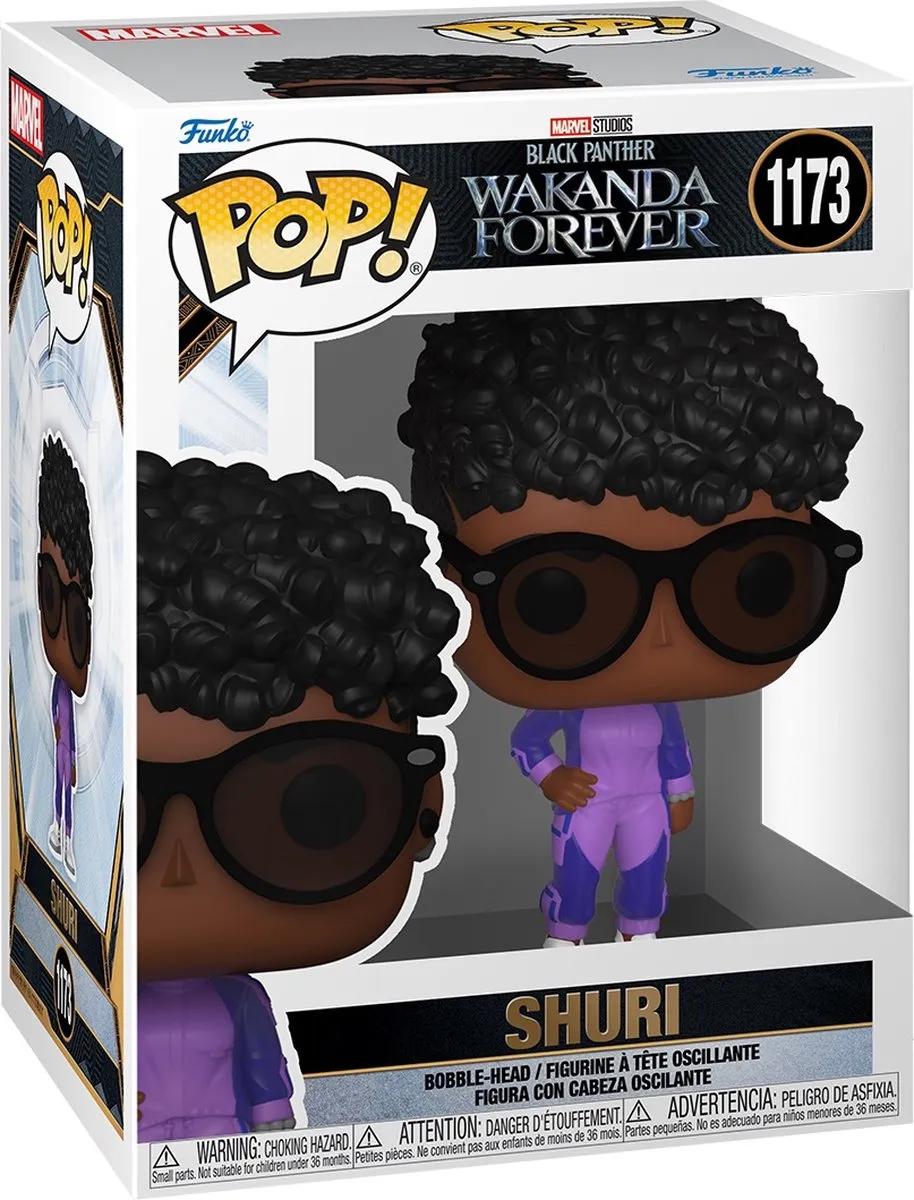 Marvel Funko POP! Black Panther Shuri 63943 - Verzamelfiguur 9cm - Multicolours