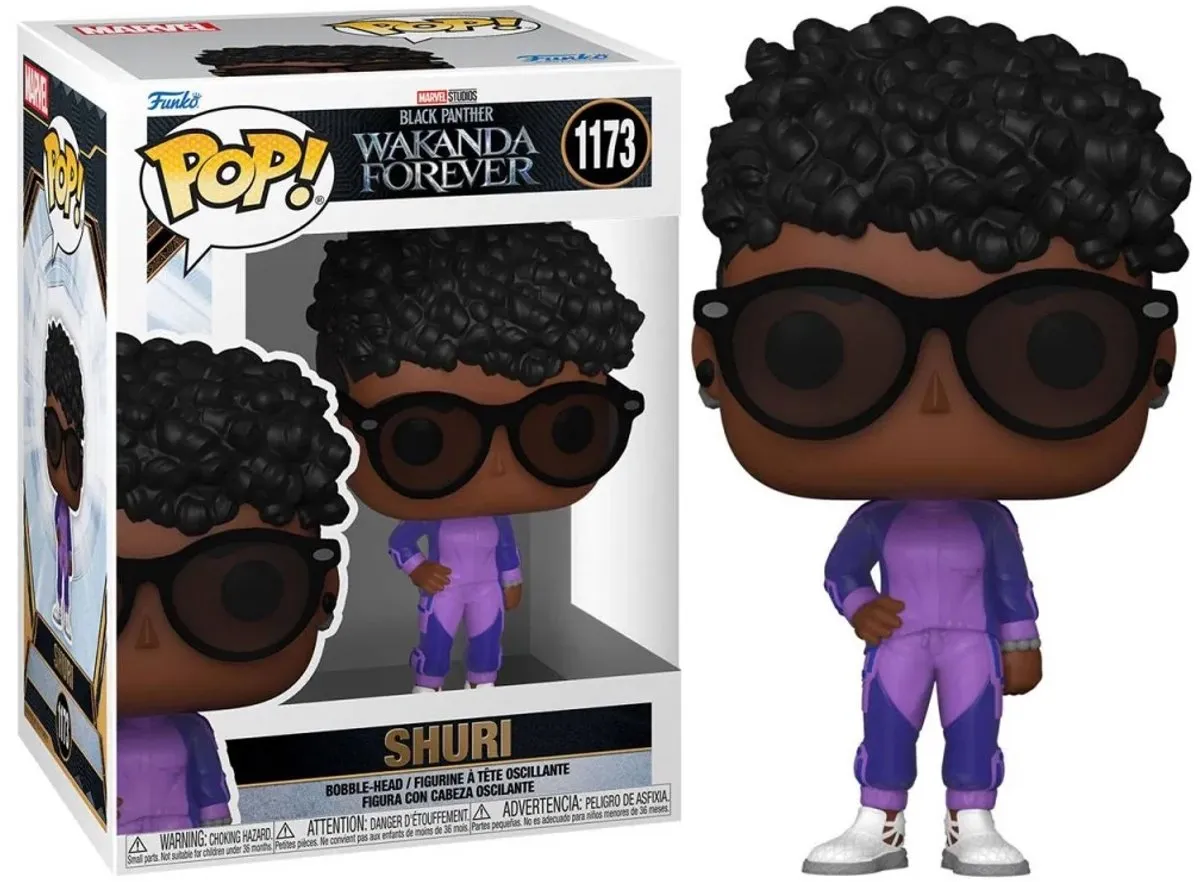 Marvel Funko POP! Black Panther Shuri 63943 - Verzamelfiguur 9cm - Multicolours