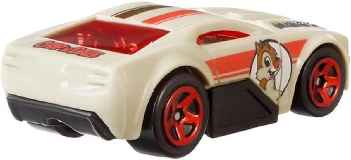 Hot Wheels Mickey & Friends Knabbel en Babbel Auto 7cm - Bruin
