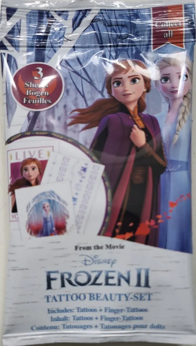 Disney Frozen II Tattoo Set
