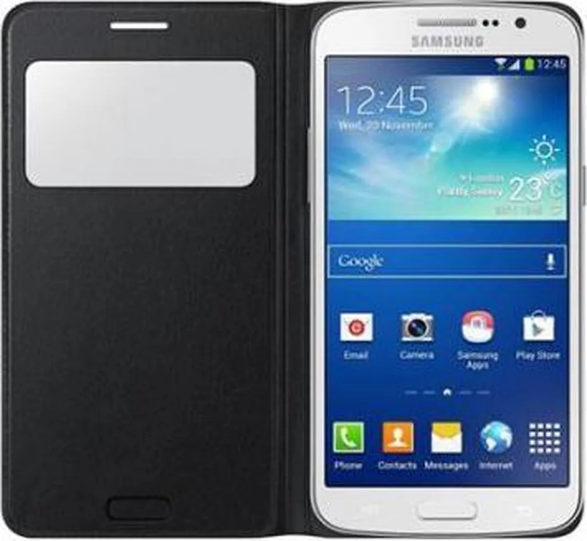 Samsung EF-CG710BB S-View Cover - Galaxy Grand 2 - Zwart