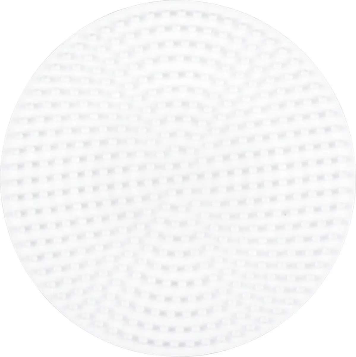 Hama Strijkkralen Grondplaat Rond Medium Wit